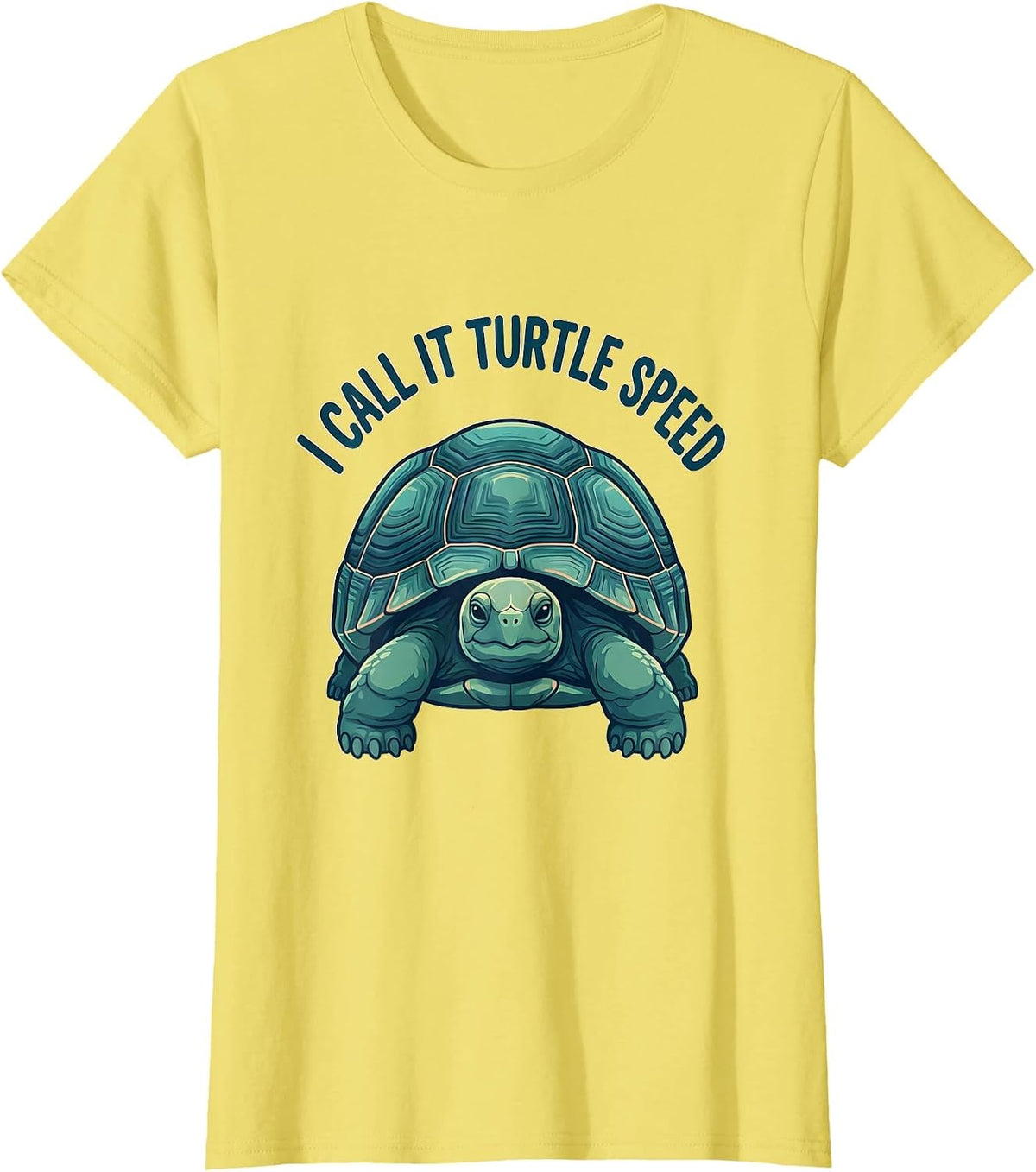 I Call It Turtle Speed Funny Tortoise Lover Gift T-Shirt - Lemon Yellow