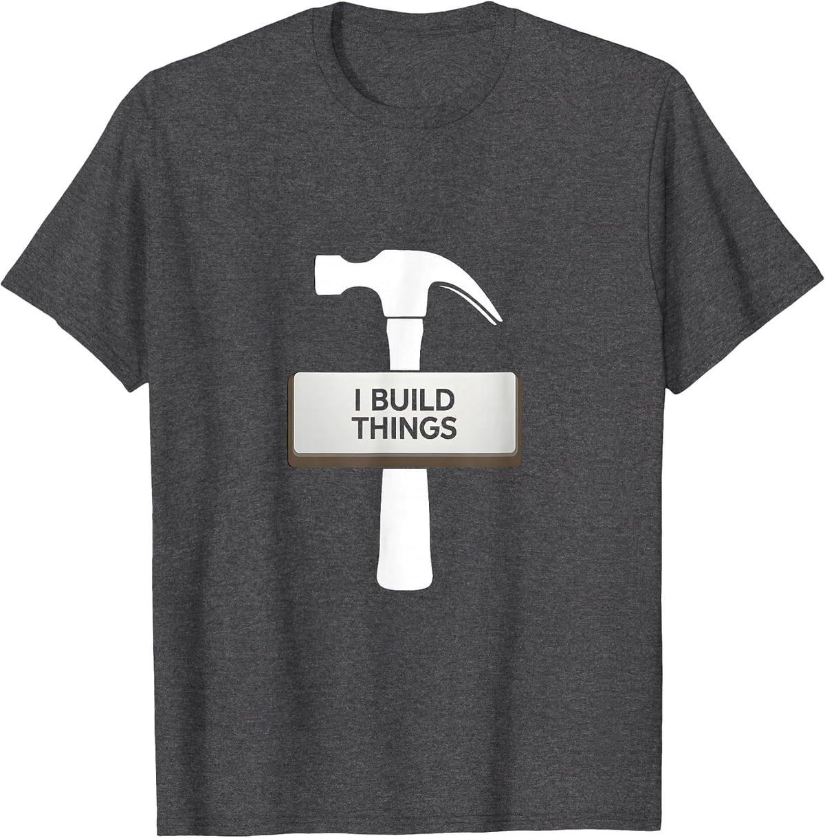 Mademark Mechanics & Trades T-Shirt - Dark Heather Grey-i Build Things Proud Builder and Maker