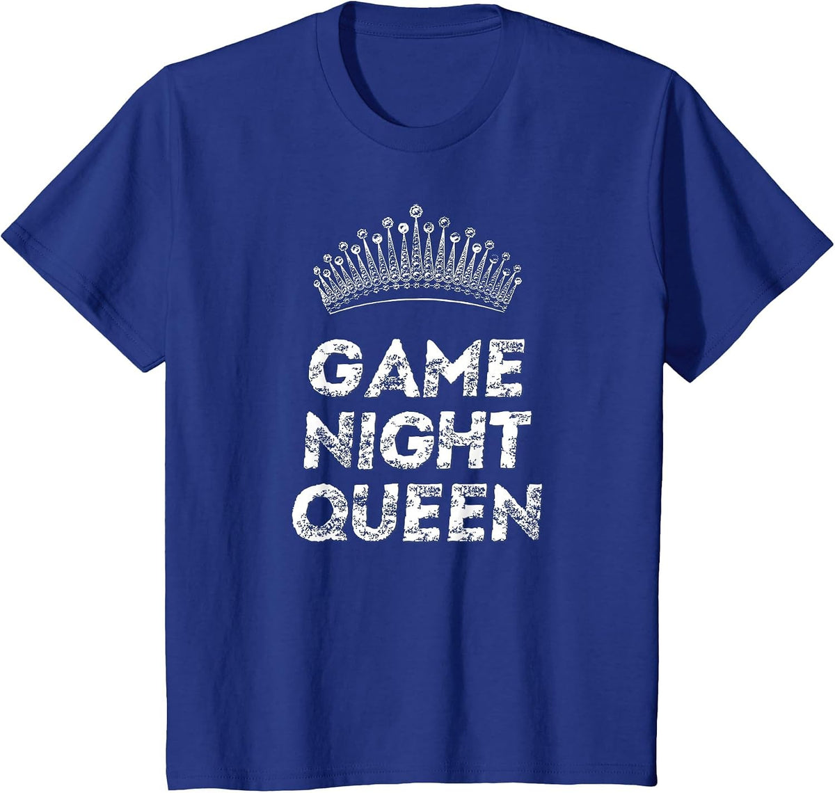 Game Night Queen T-Shirt T-Shirt - Royal Blue