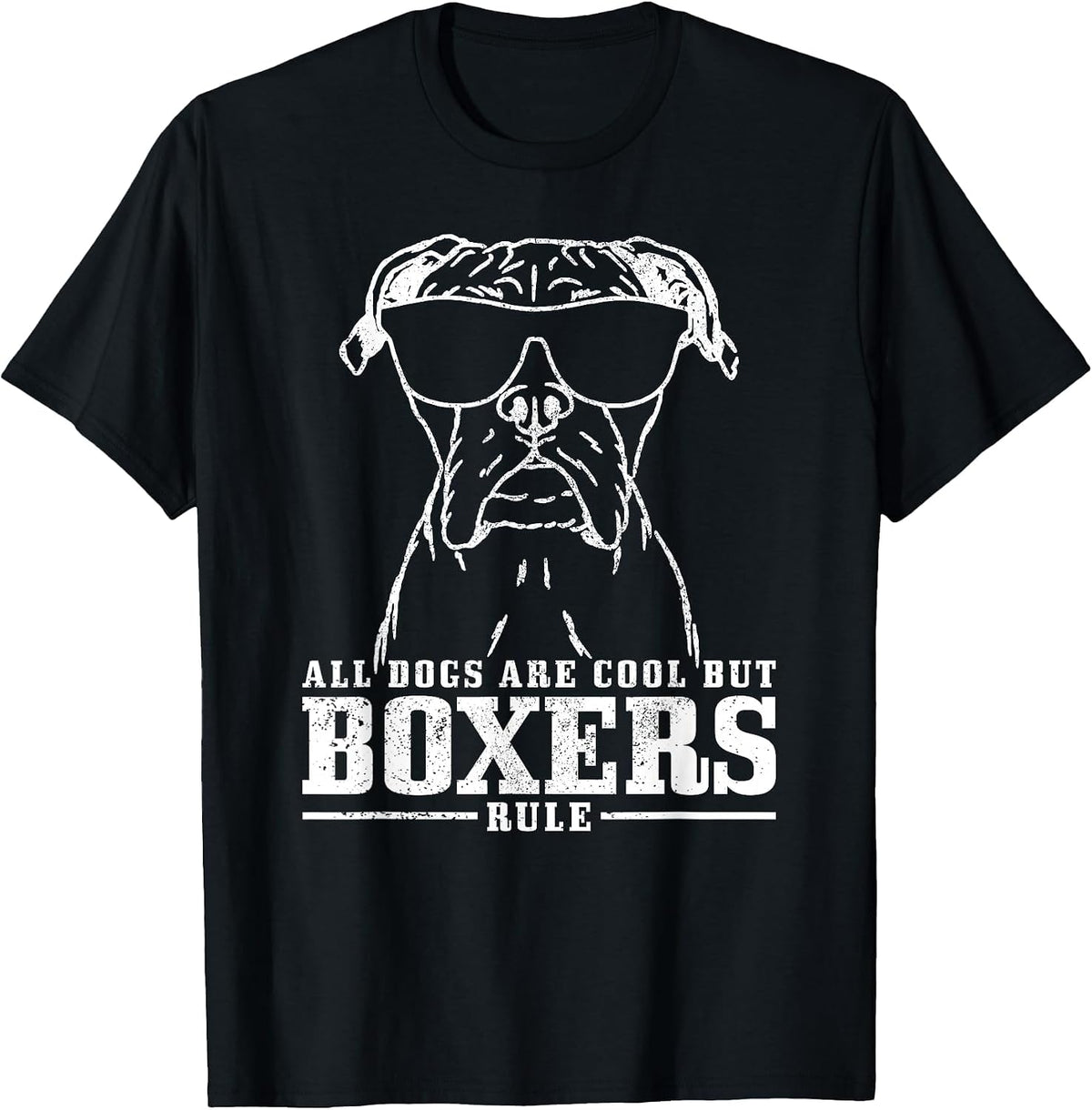 Boxer Saying Funny Dog Boxer T-Shirt - Black