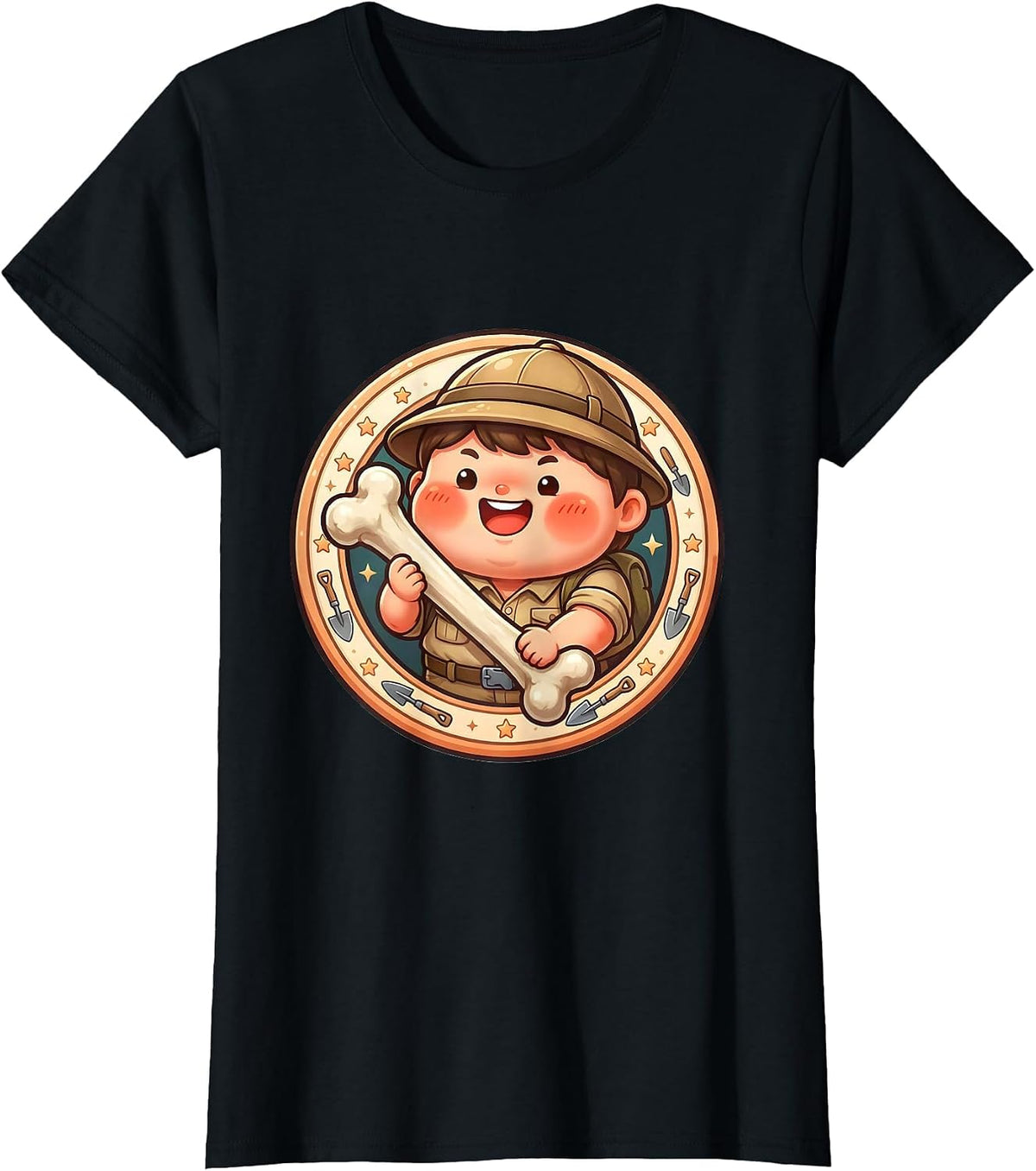 Women's I Found This Humerus Archaeologist Bone Dig T-Shirt - Black