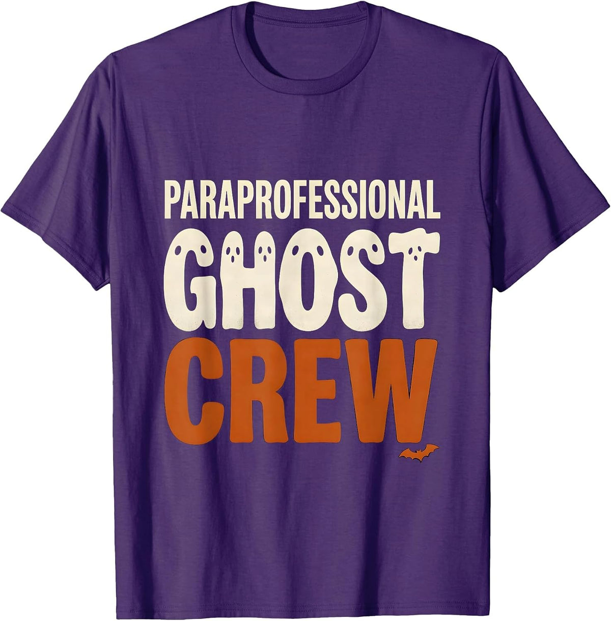 Men's Paraprofessional Ghost Crew Funny Para Normal Activities T-Shirt - Purple