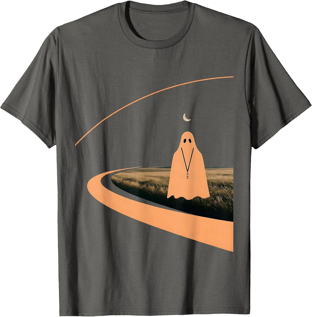 Men's Para Normal Activities Ghost Halloween Paraprofessional T-Shirt - Asphalt Grey