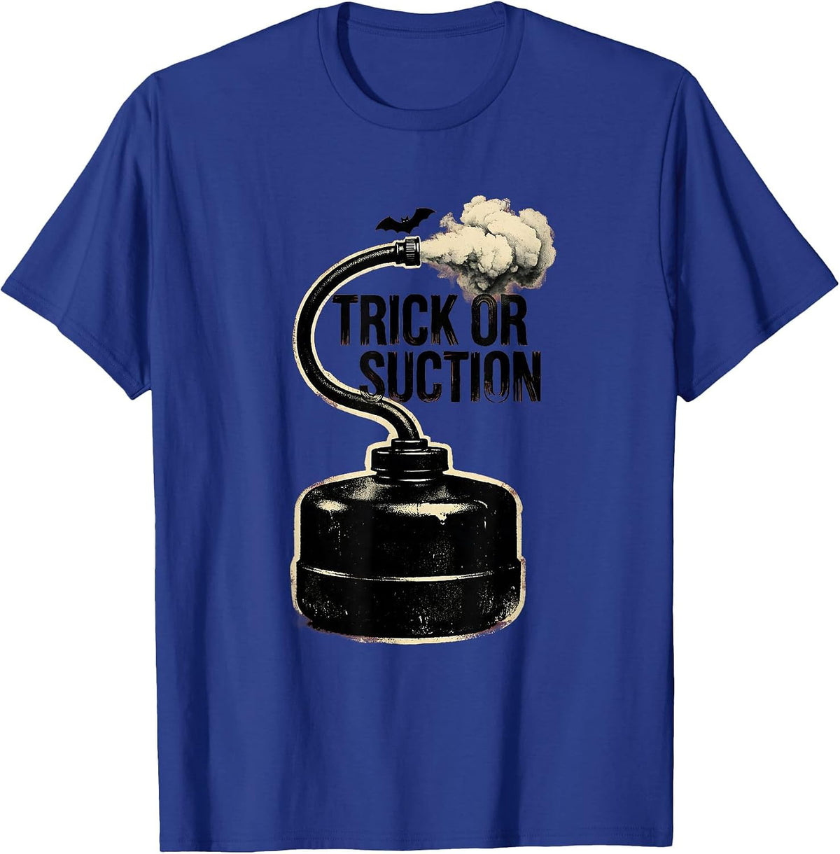 Trick Or Suction Rubber Stamp Respiratory Therapist T-Shirt - Royal Blue