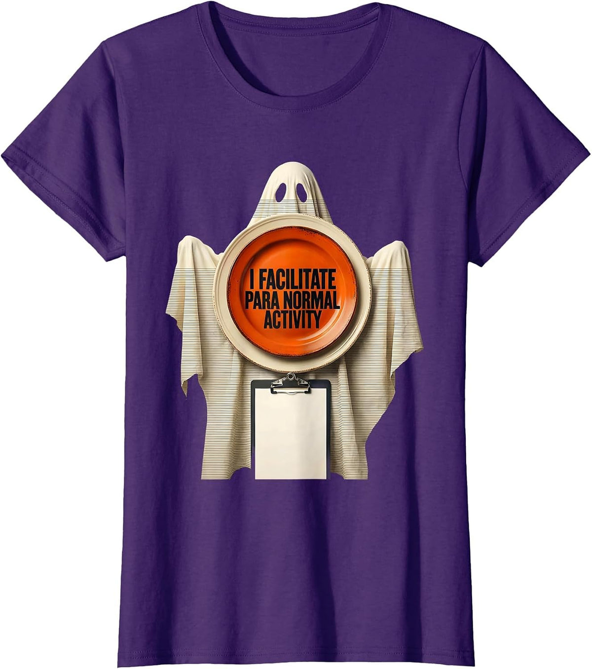 Women's I Facilitate Para Normal Activity Funny Paraprofessional T-Shirt - Purple