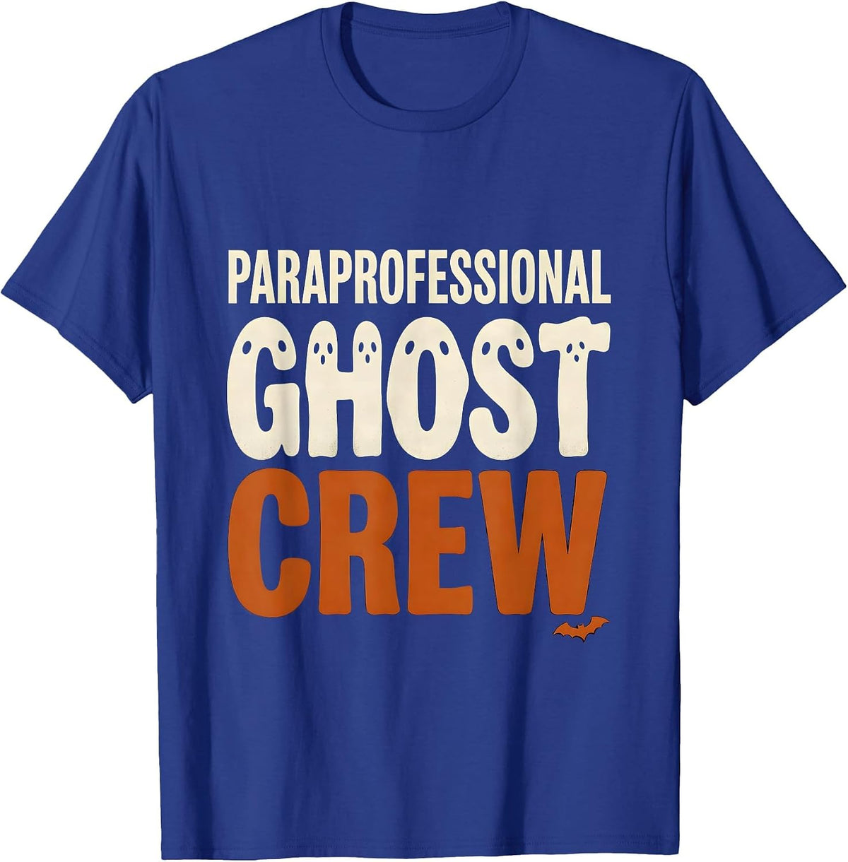 Men's Paraprofessional Ghost Crew Funny Para Normal Activities T-Shirt - Royal Blue