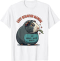 Cavy Behavior Manual: Hay Hoover, Wheek Whistle Funny T-Shirt - White