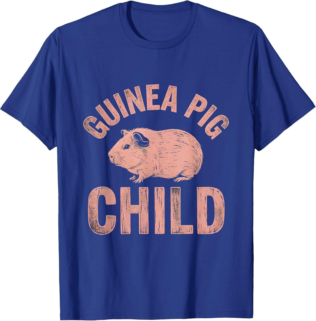 Men's Eldest Daughter Guinea Pig Child Funny Design T-Shirt - Royal Blue