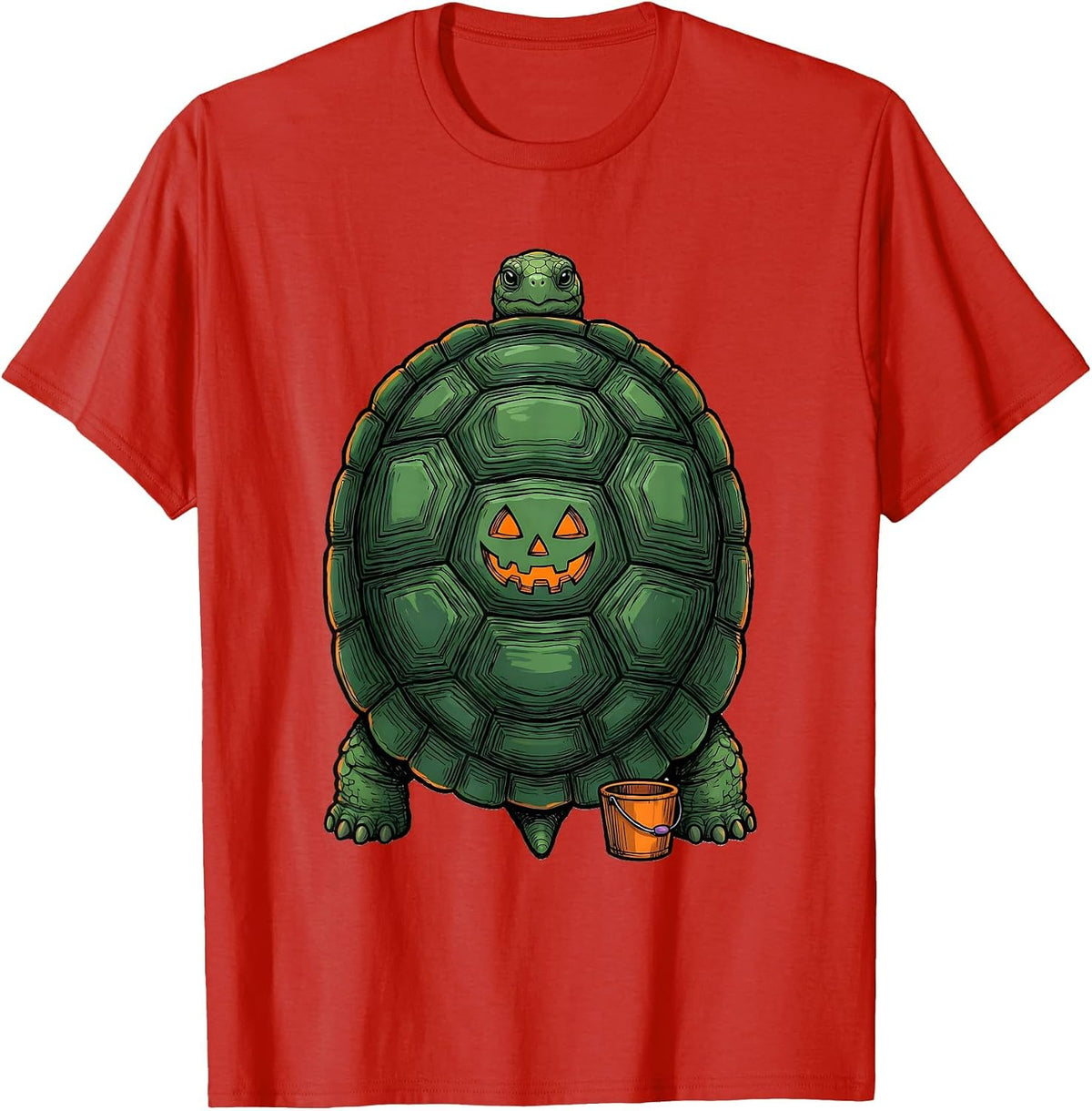 Men's Domed Tortoise Shell Halloween Costume T-Shirt - Red