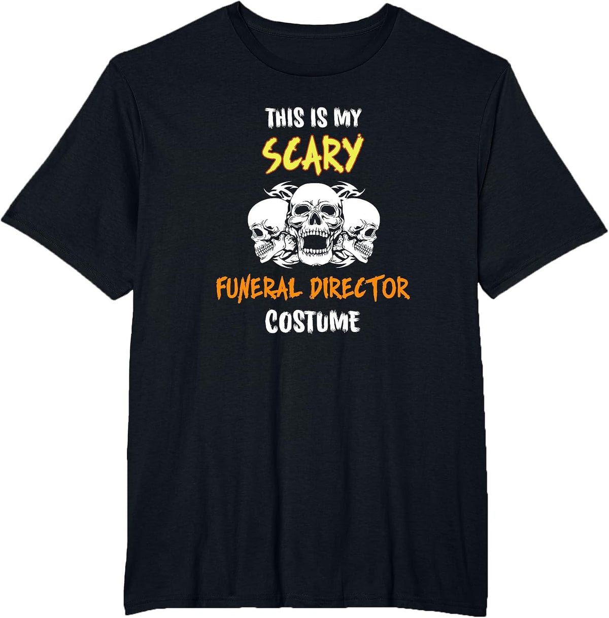 This is My Scary Funeral Director Costume T-Shirt - Black