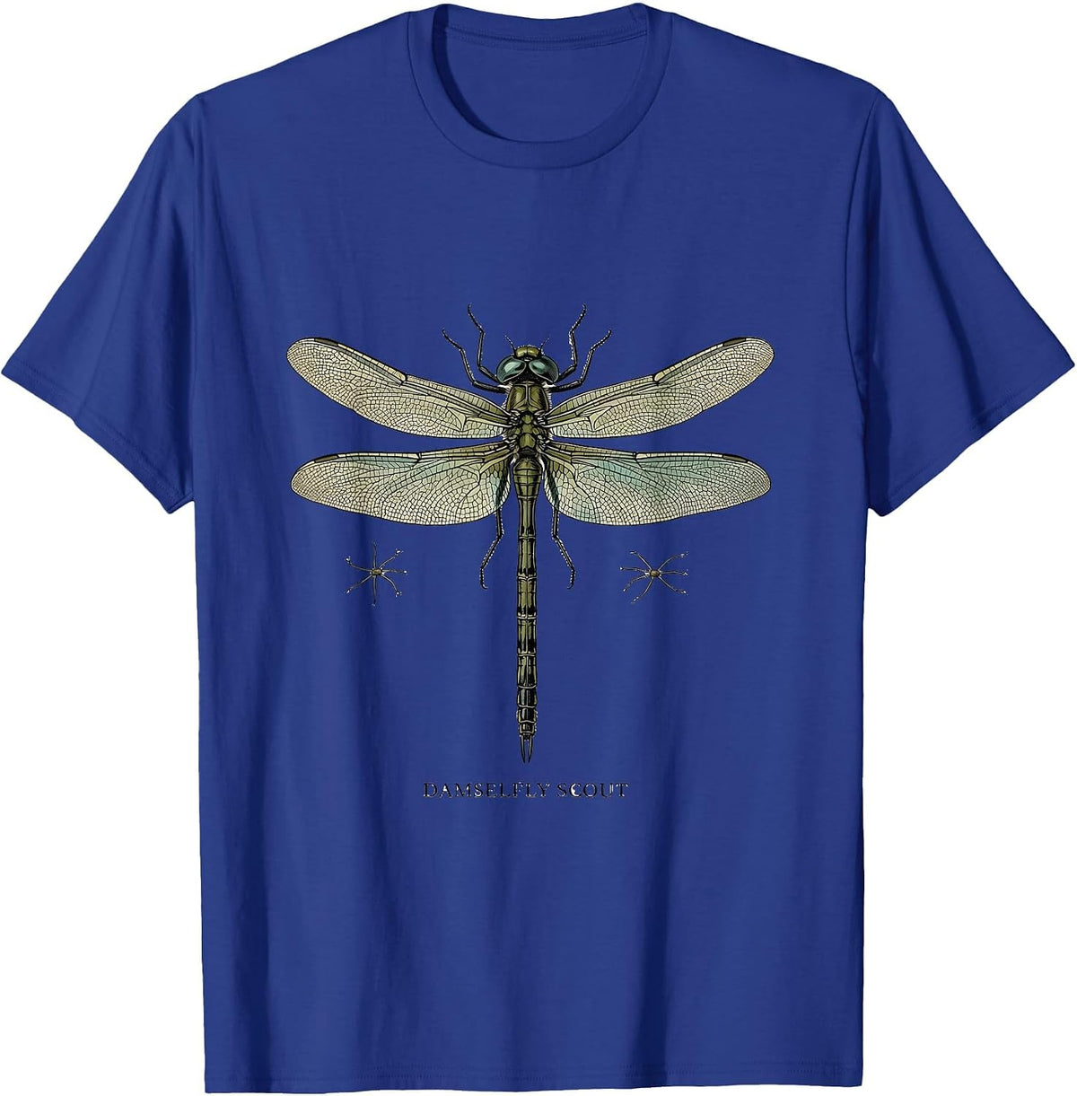 Damselfly Scout Botanical Entomology Bug Collector Nature T-Shirt - Royal Blue