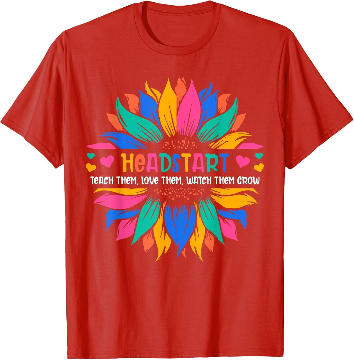 Headstart Teacher Early Childhood Educator T-Shirt - Red