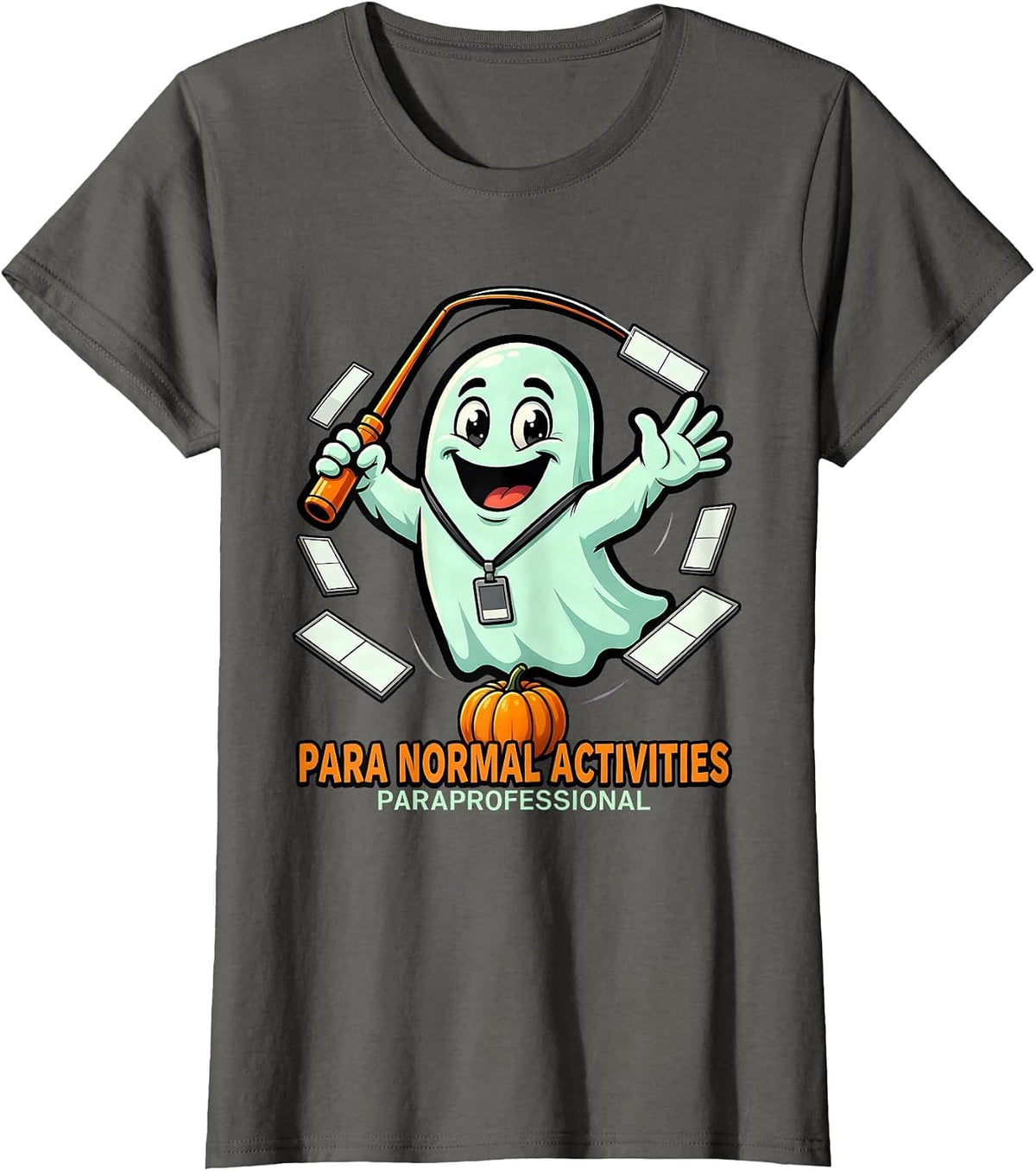 Women's Para Normal Activities | Paraprofessional Funny T-Shirt - Asphalt Grey