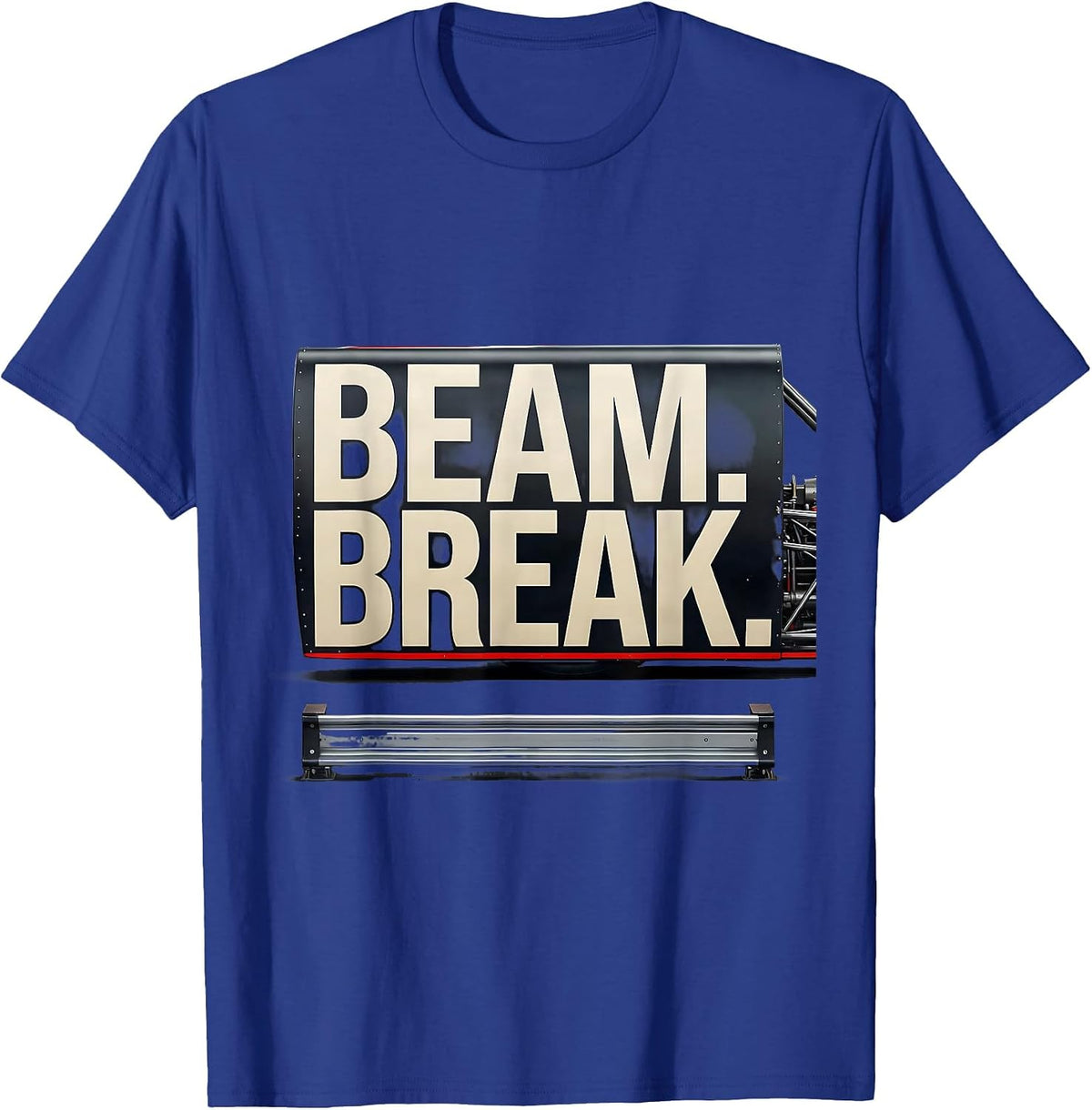 Men's Beam Break Drag Racing RC Car Racing Enthusiast Gift T-Shirt - Royal Blue