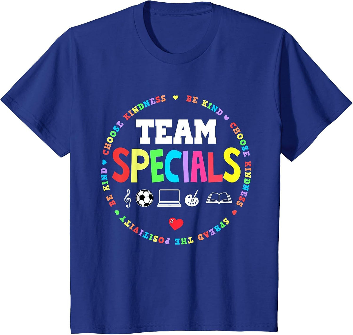 Team Specials Teacher Tribe Squad Back to Primary School T-Shirt - Royal Blue
