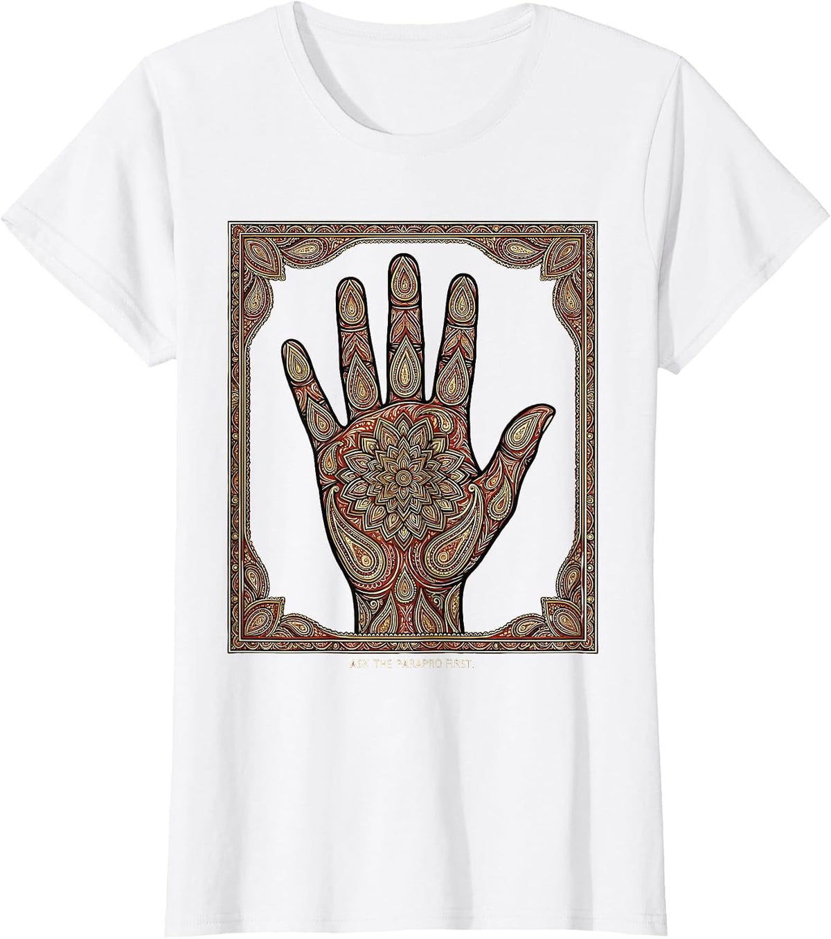 Ask the Parapro First Paraprofessional Design T-Shirt - White