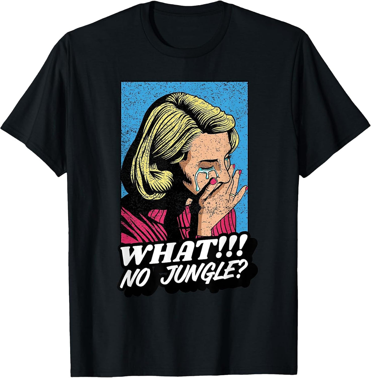 Junglist No Jungle Funny Drum and Bass DnB Music Liquid T-Shirt - Black