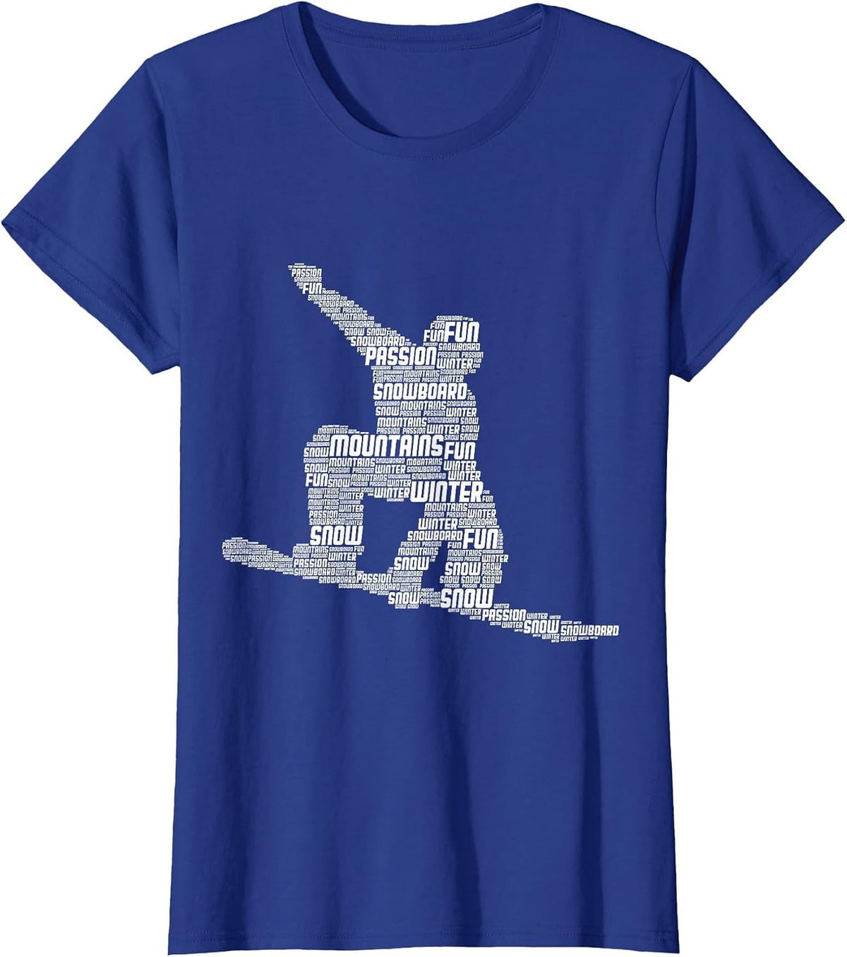 Snowboarder Snowboard T-Shirt - Royal Blue