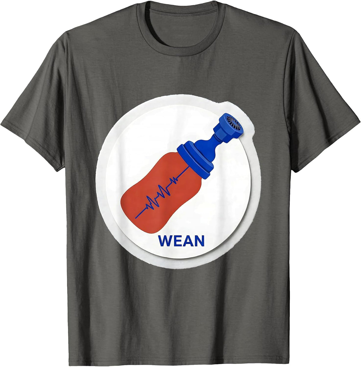 Men's Wean Respiratory Therapist RT Lung Care Professional Pride T-Shirt - Asphalt Grey