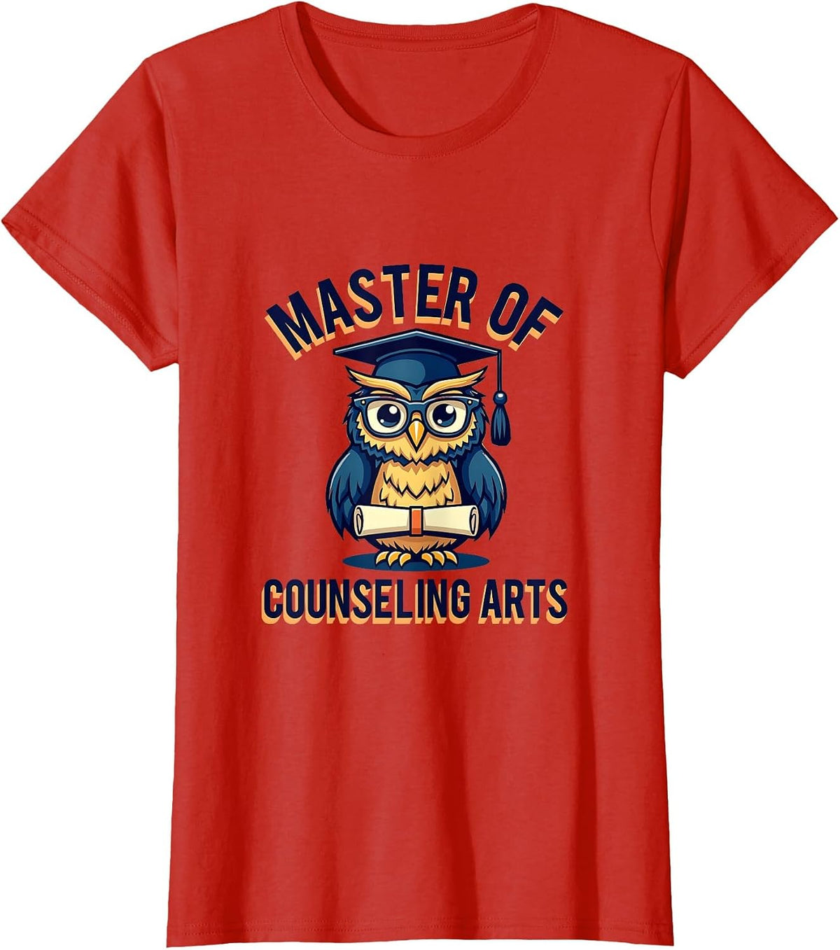 Master of Counseling Arts Design T-Shirt - Red