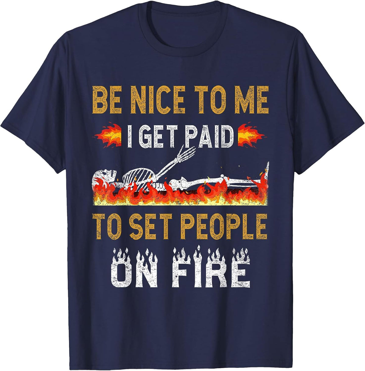 Funeral Director Cremation Mortician T-Shirt - Navy Blue