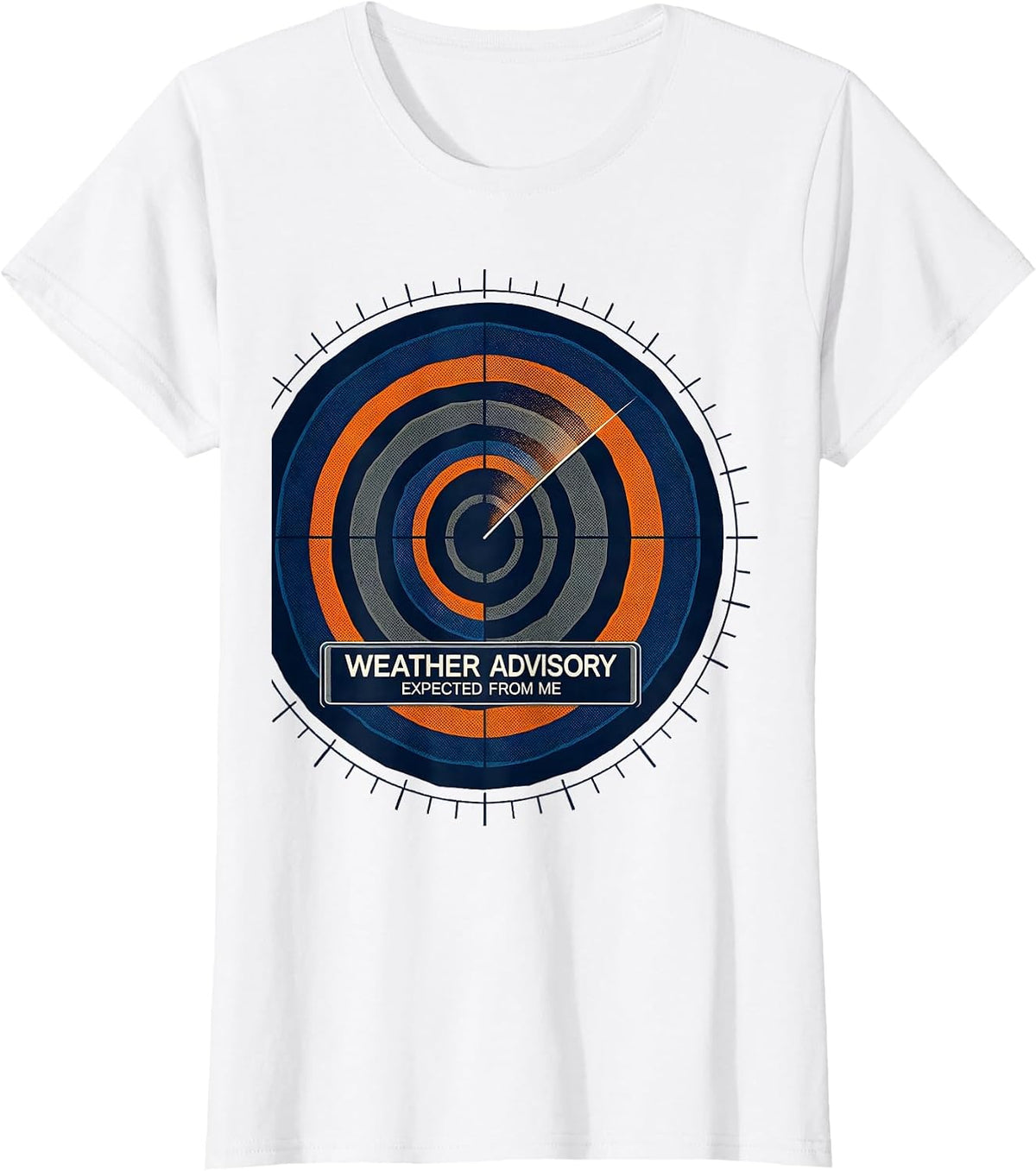 Weather Advisory Expected From Me Meteorology Storm Chaser T-Shirt - White