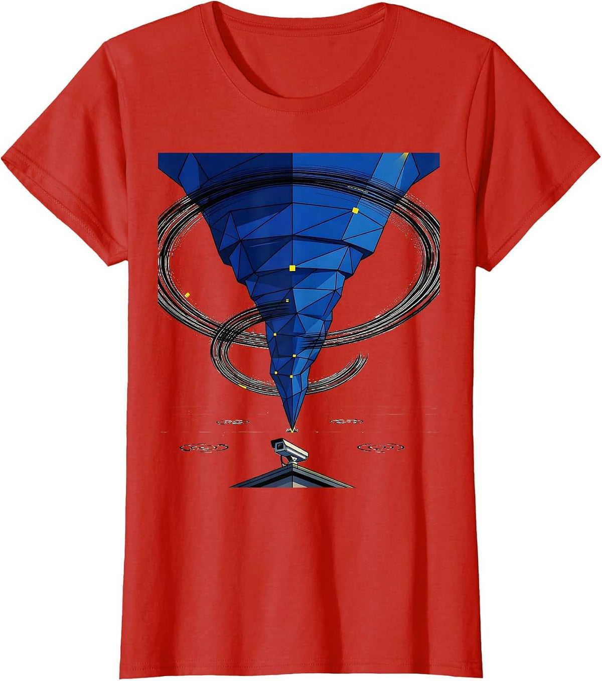Tornado Funnel Storm Chaser Meteorology Humor T-Shirt - Red