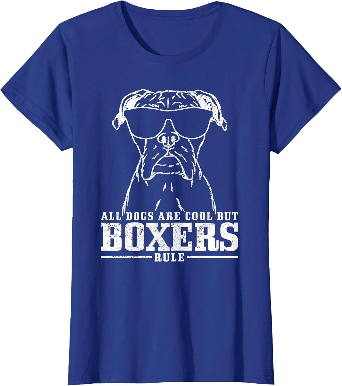 Boxer Saying Funny Dog Boxer T-Shirt - Royal Blue