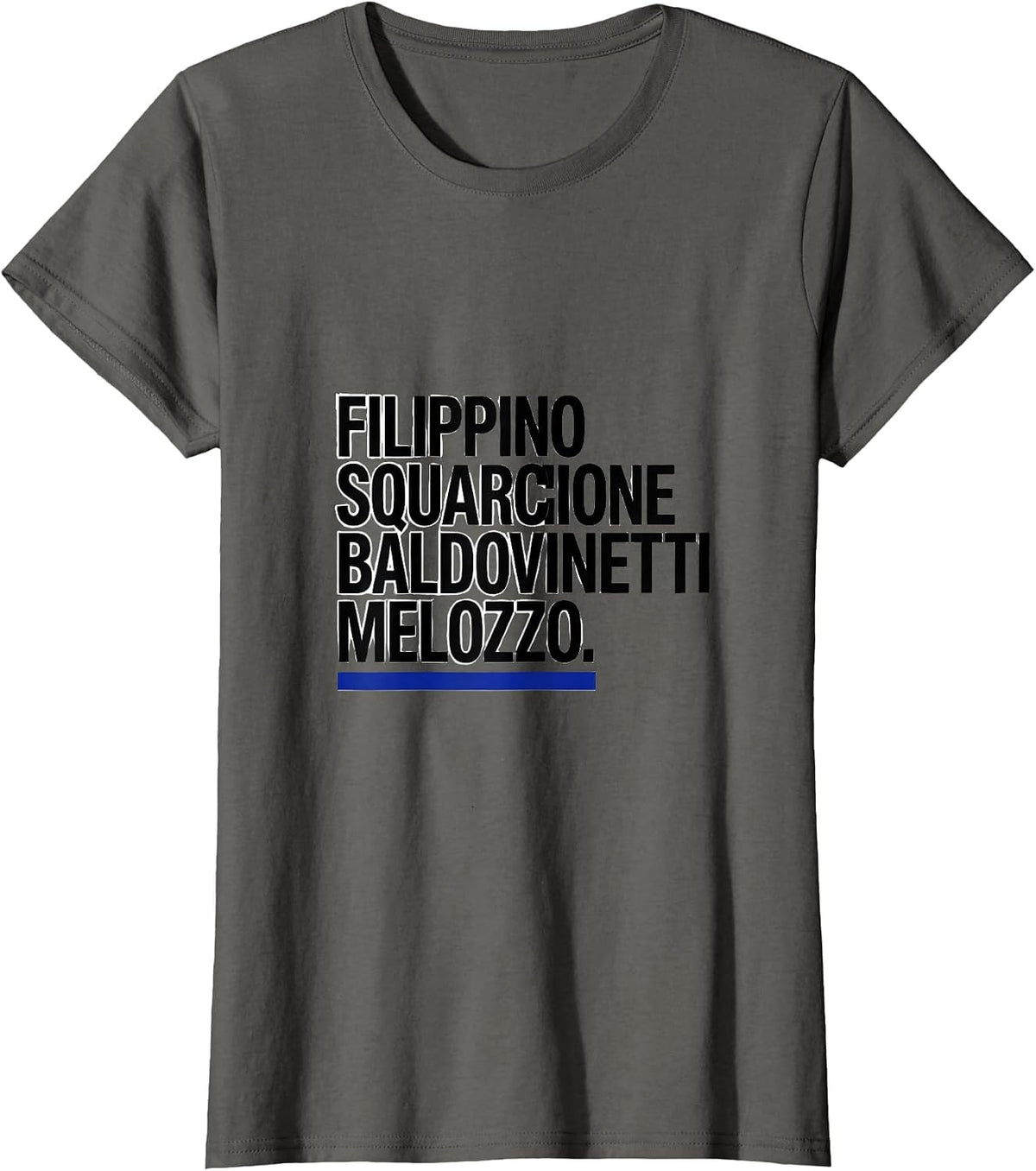 Women's Filippino Squarcione Baldovinetti Melozzo Art History T-Shirt - Asphalt Grey
