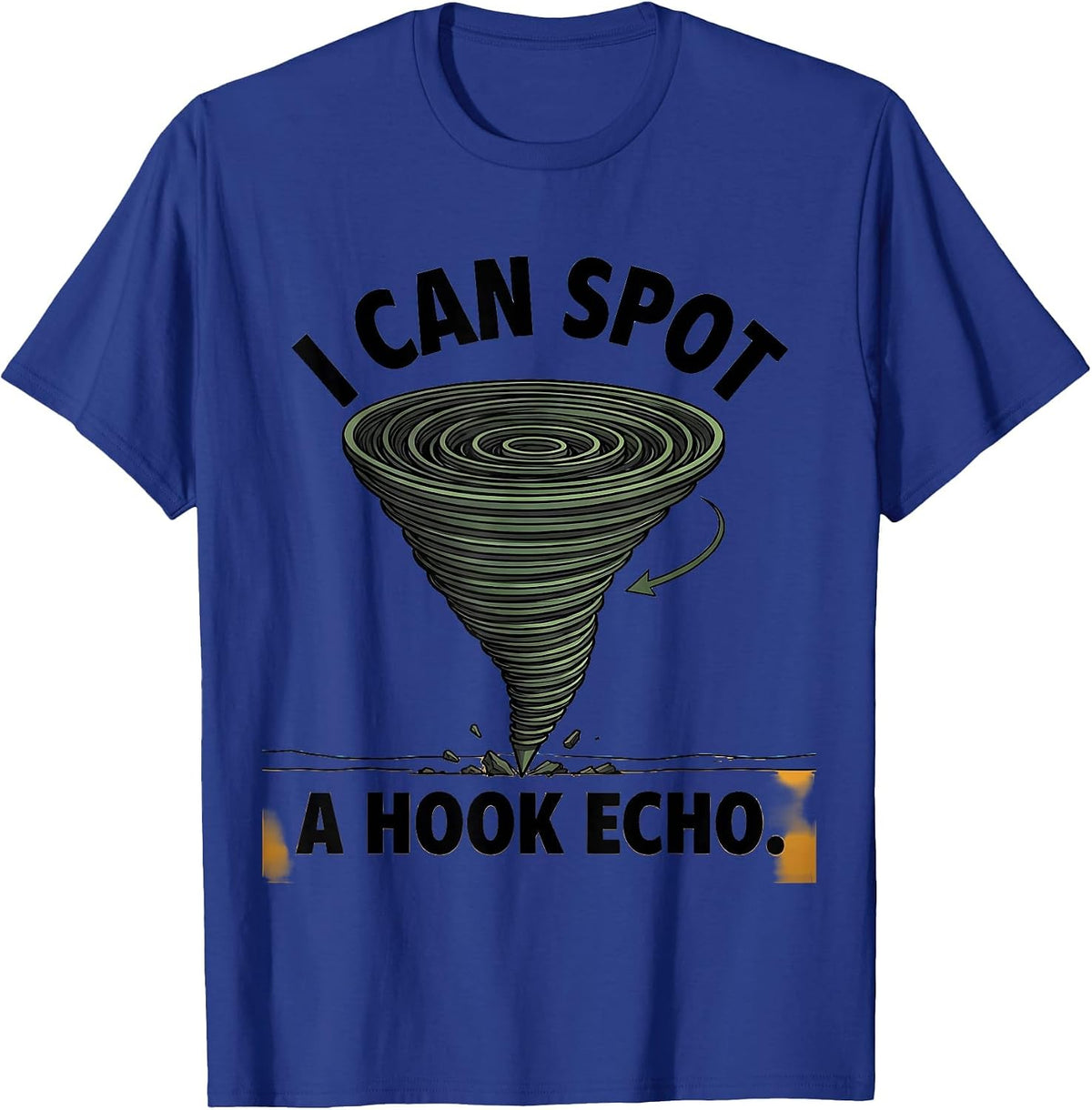 I Can Spot A Hook Echo Funny Storm Chaser Meteorology T-Shirt - Royal Blue