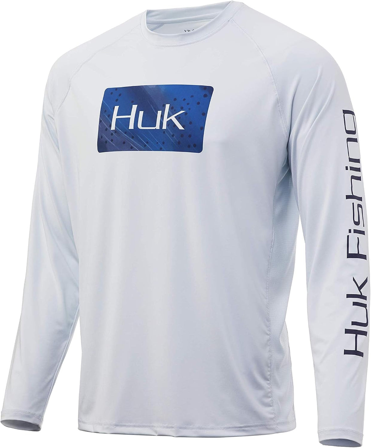 Huk Men's Fishing UPF Lightweight Sailfish Badge Pursuit Long Sleeve Shirt - Plein Air
