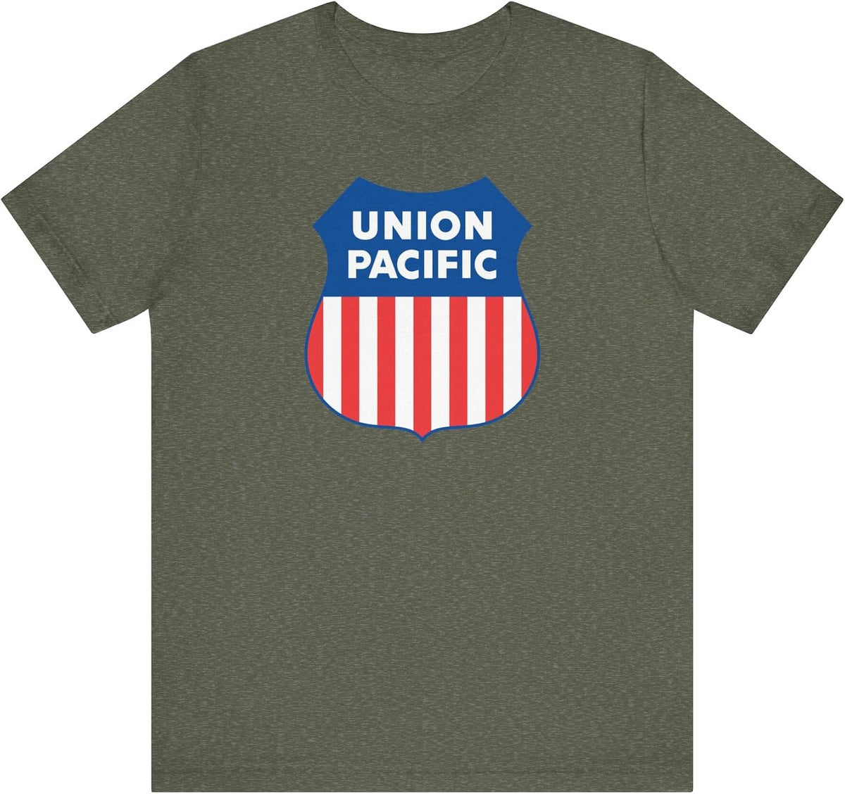 Union Pacific Logo T-Shirt | Heather Blend - Heather Military Green