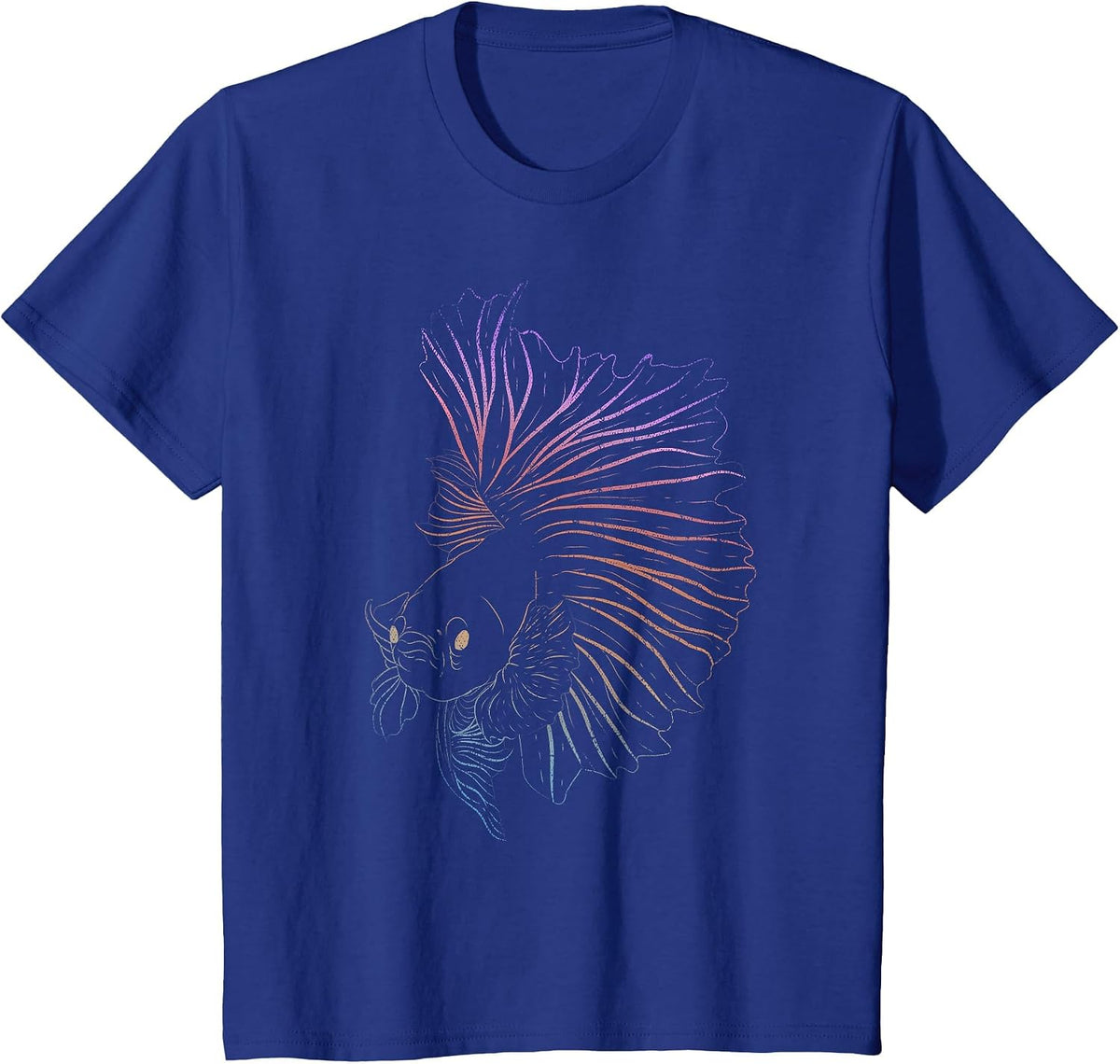 Aquarium Owner Siamese Fighting Fish Lover Betta Fish T-Shirt - Royal Blue