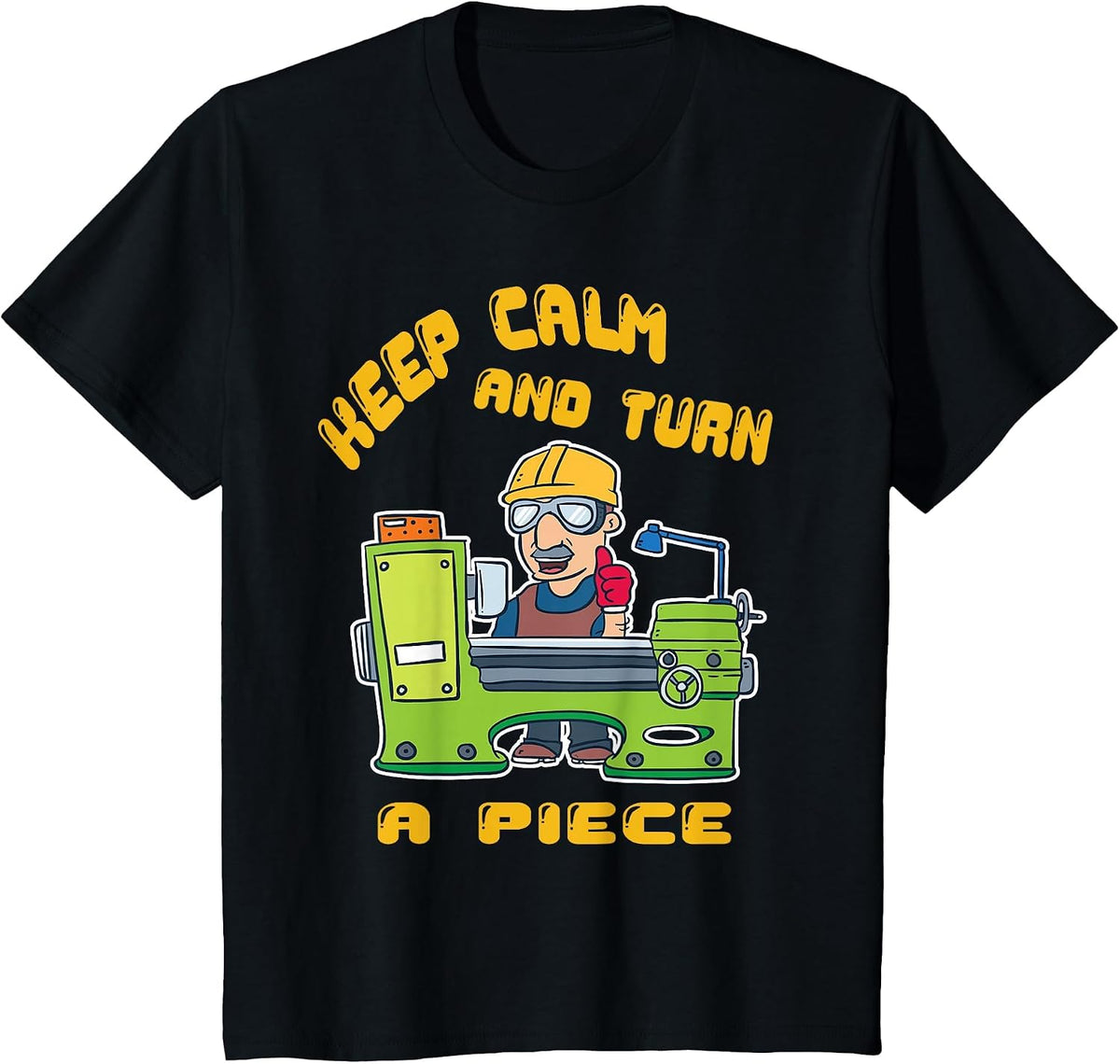 Metal Lathe T-Shirt | Milling Machine Shirt T-Shirt - Black