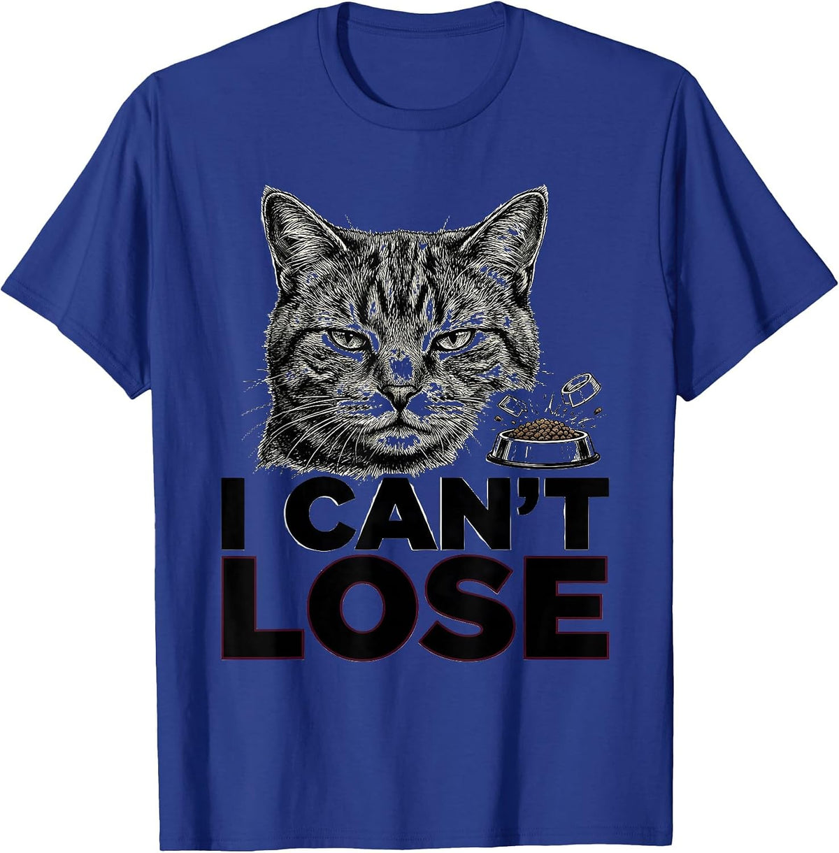 I Can't Lose Funny Gay Pride Cat Meme Bootleg Humor T-Shirt - Royal Blue