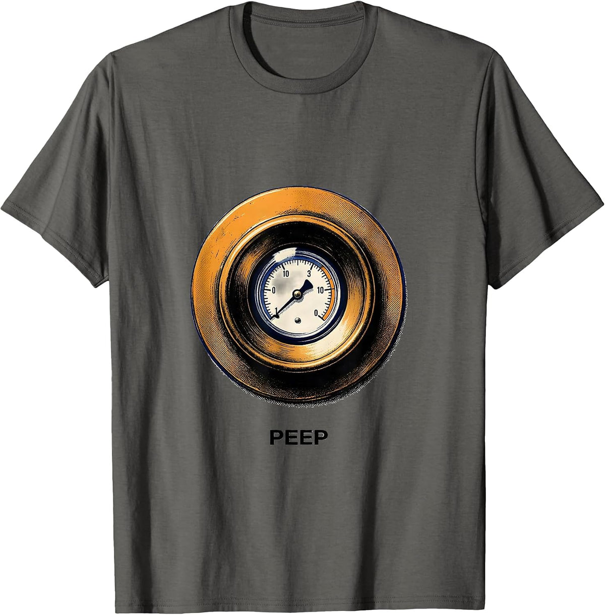 PEEP Professional Respiratory Therapist RT Humor T-Shirt - Asphalt Grey