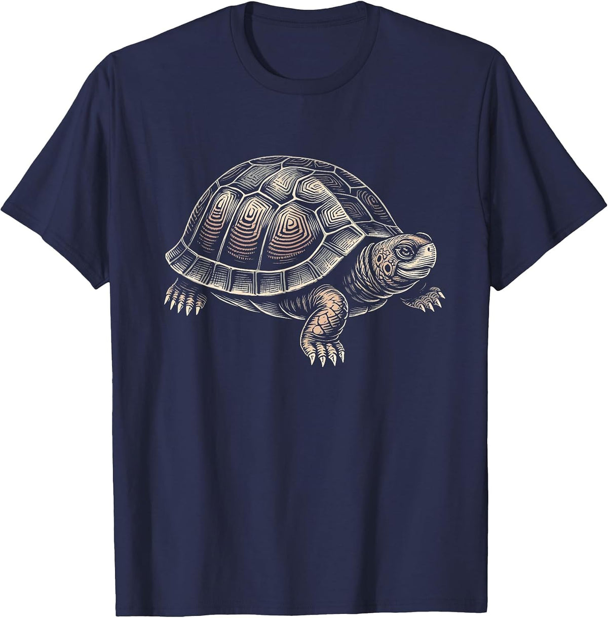 Tin Turtle Graphic Design for Women and Men T-Shirt - Navy Blue