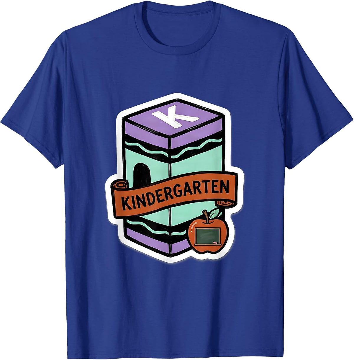 Kindergarten Cute Grade Level Teacher Back To School T-Shirt - Royal Blue