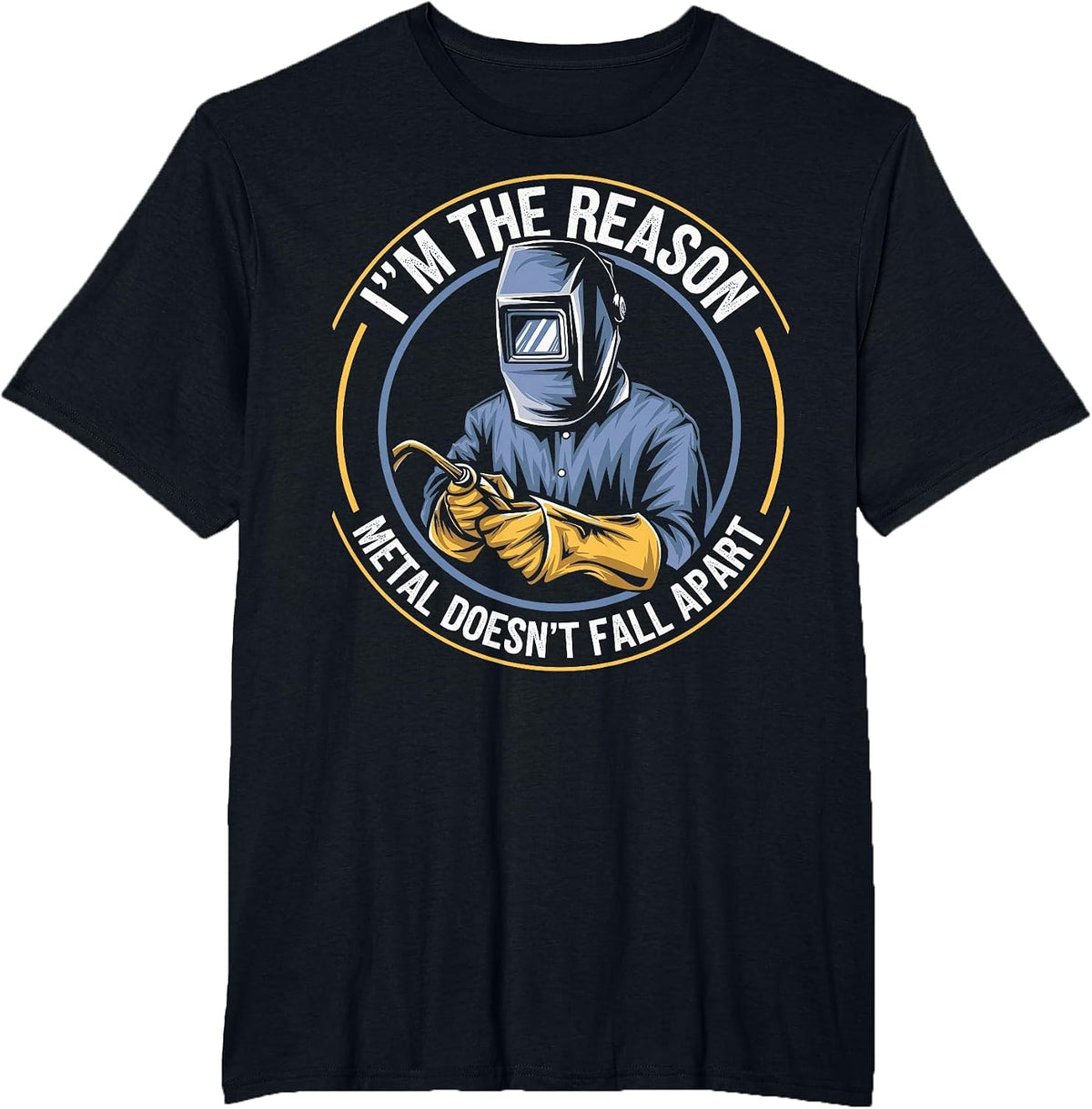 Welder Funny Welding T-Shirt - Black