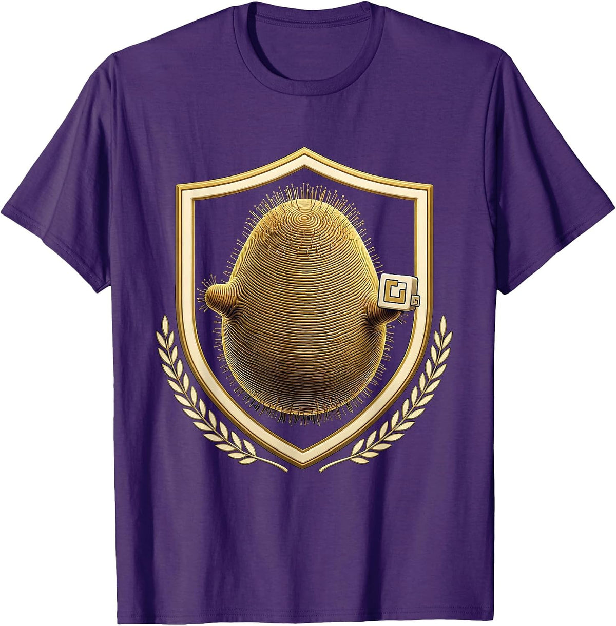 Men's Periodic Table Giant Taste Bud Science Humor T-Shirt - Purple
