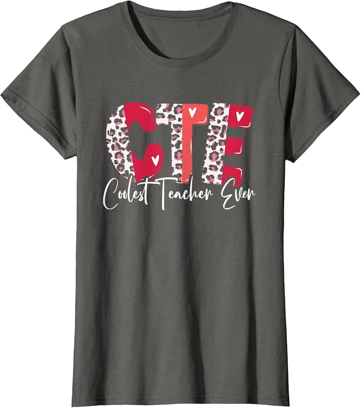 CTE Teacher Education Career Technical T-Shirt - Asphalt Grey