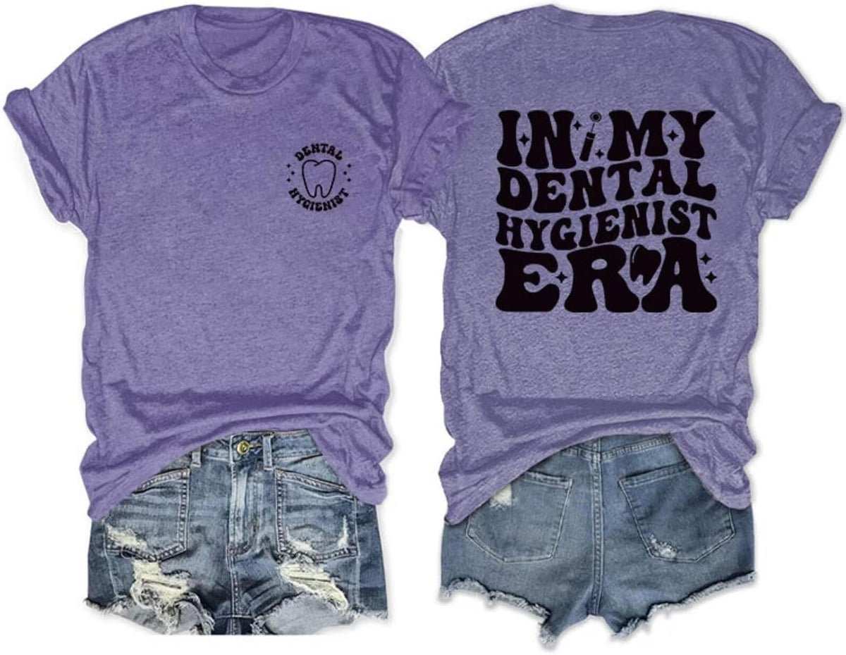 Dental Hygienist Shirt, Dental Assistant T-Shirt, Dental Student Graduation Tee, Dentist Gifts for Women Tops - 22