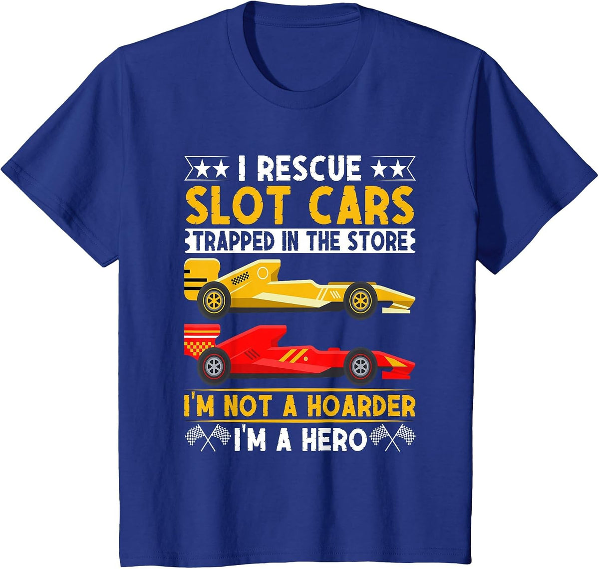 Slot Car Customizing Slotcars & Slot Car Racing Racer T-Shirt - Royal Blue