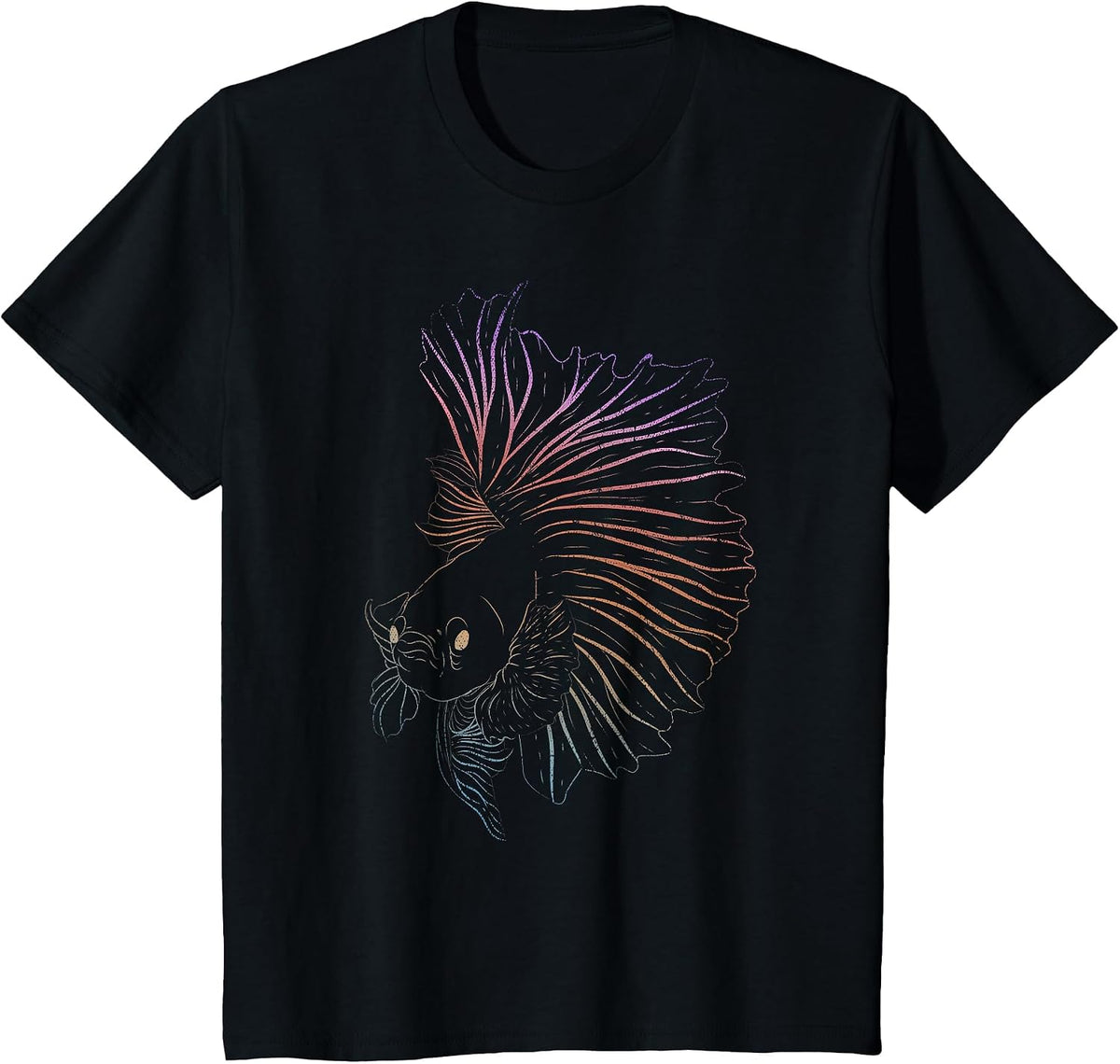 Aquarium Owner Siamese Fighting Fish Lover Betta Fish T-Shirt - Black
