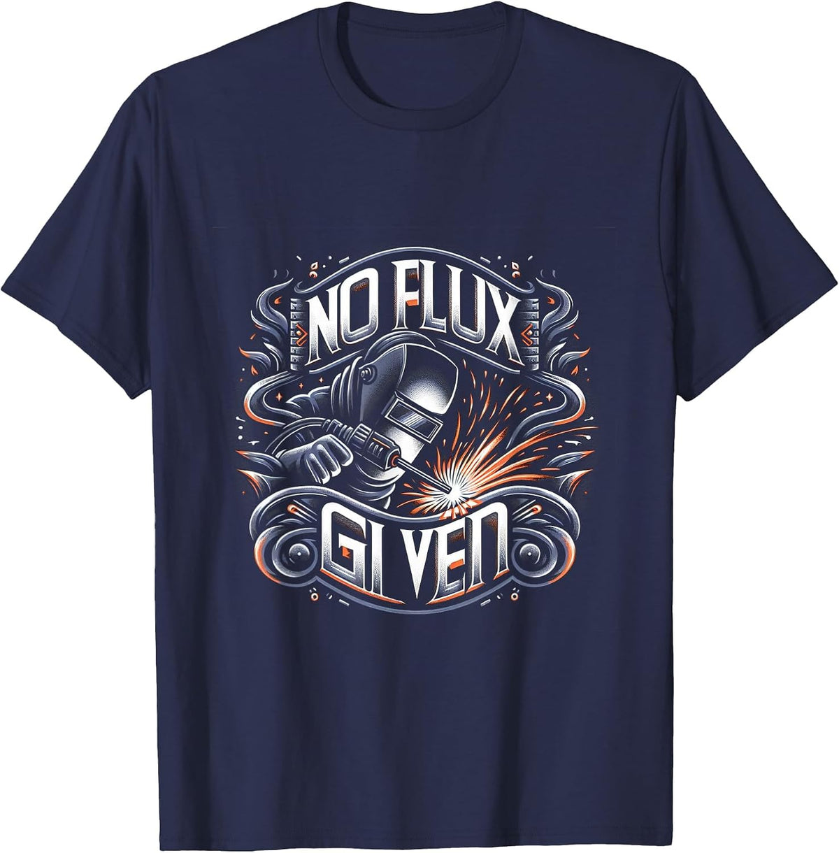 No Flux Given |- T-Shirt - Navy Blue