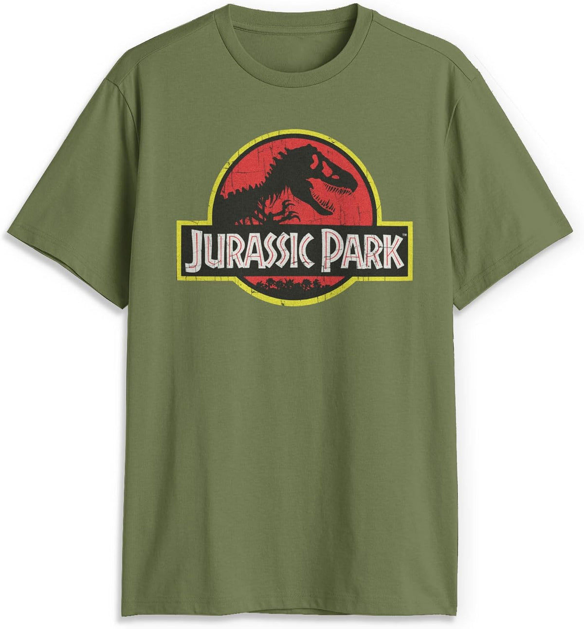 Jurassic Park Men's Jurassic Park Logo Men's Tee - Military Green