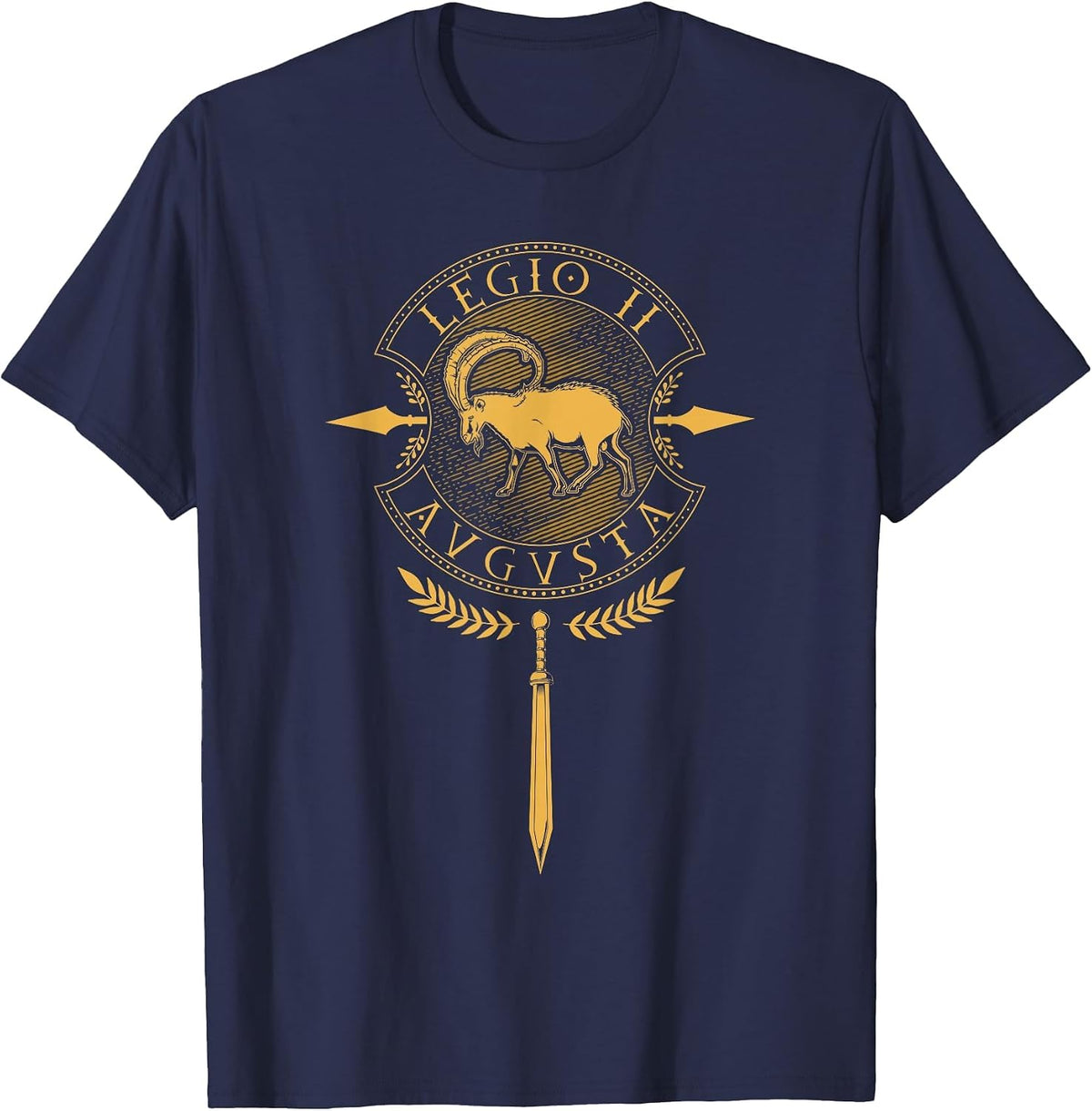 Legio II Augusta - Roman Legion T-Shirt - Navy Blue