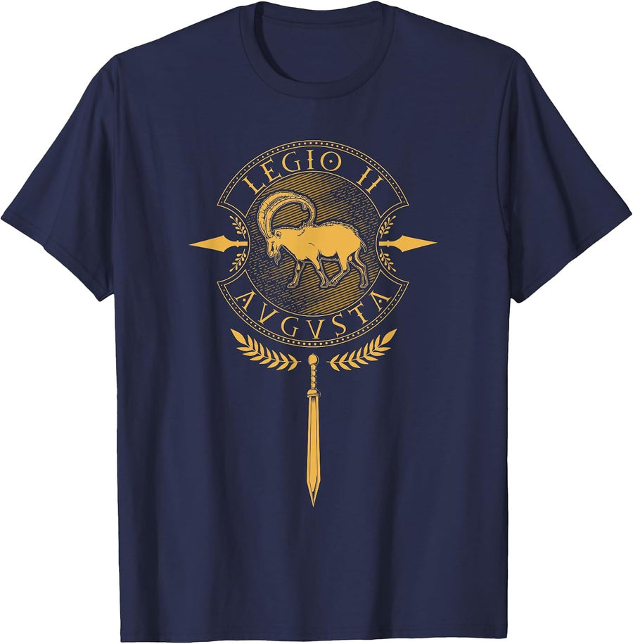 Legio II Augusta - Roman Legion T-Shirt - Navy Blue
