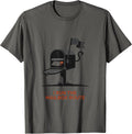 I Run The Mailbox Route Funny Raccoon Trash Panda Meme Humor T-Shirt - Asphalt Grey