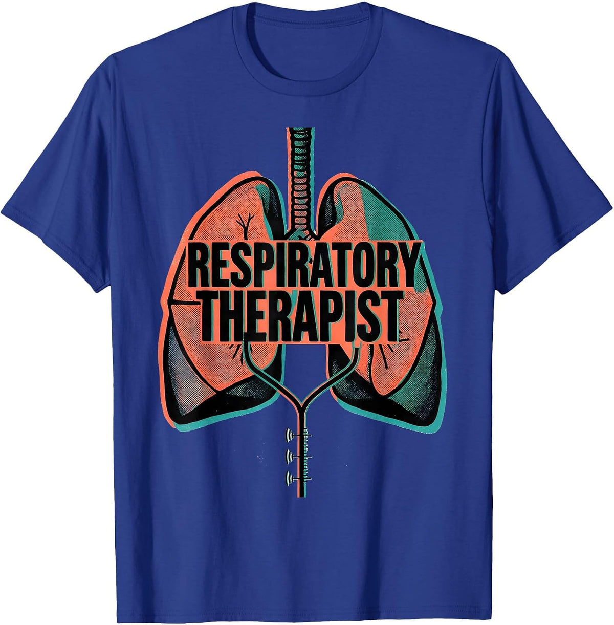 Respiratory Therapist RT Pulmonology Profession Pride T-Shirt - Royal Blue